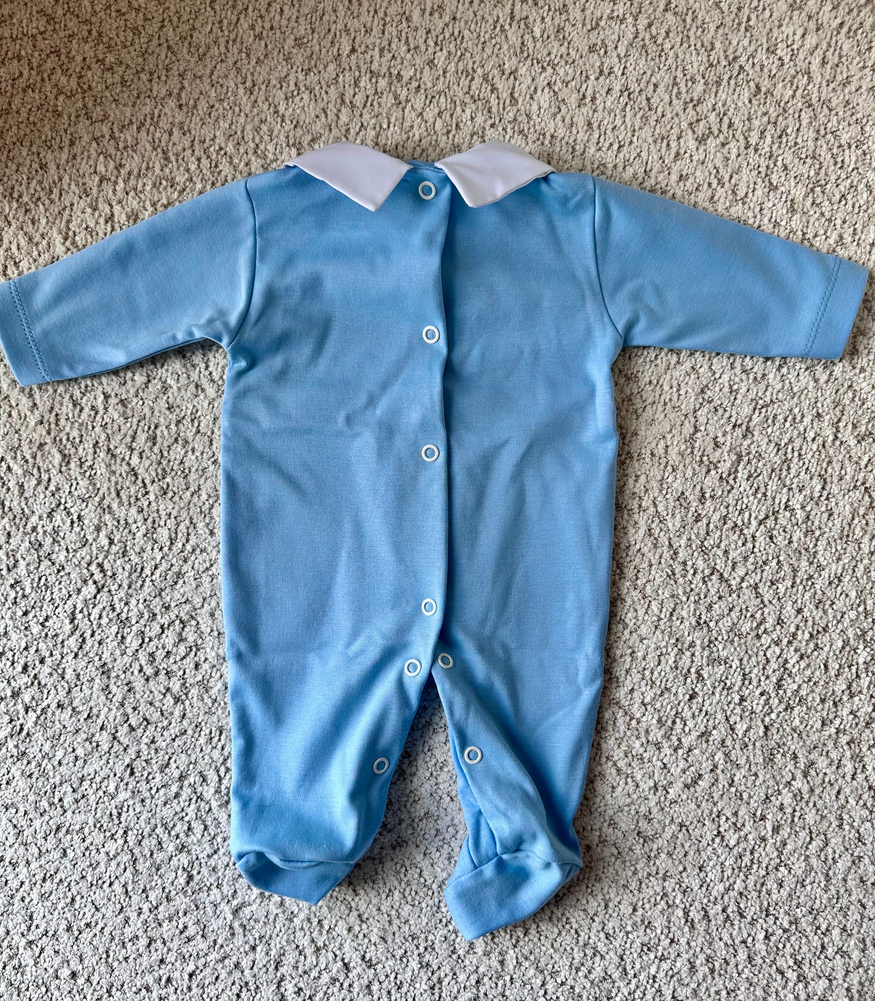 Mason Romper- Blauw