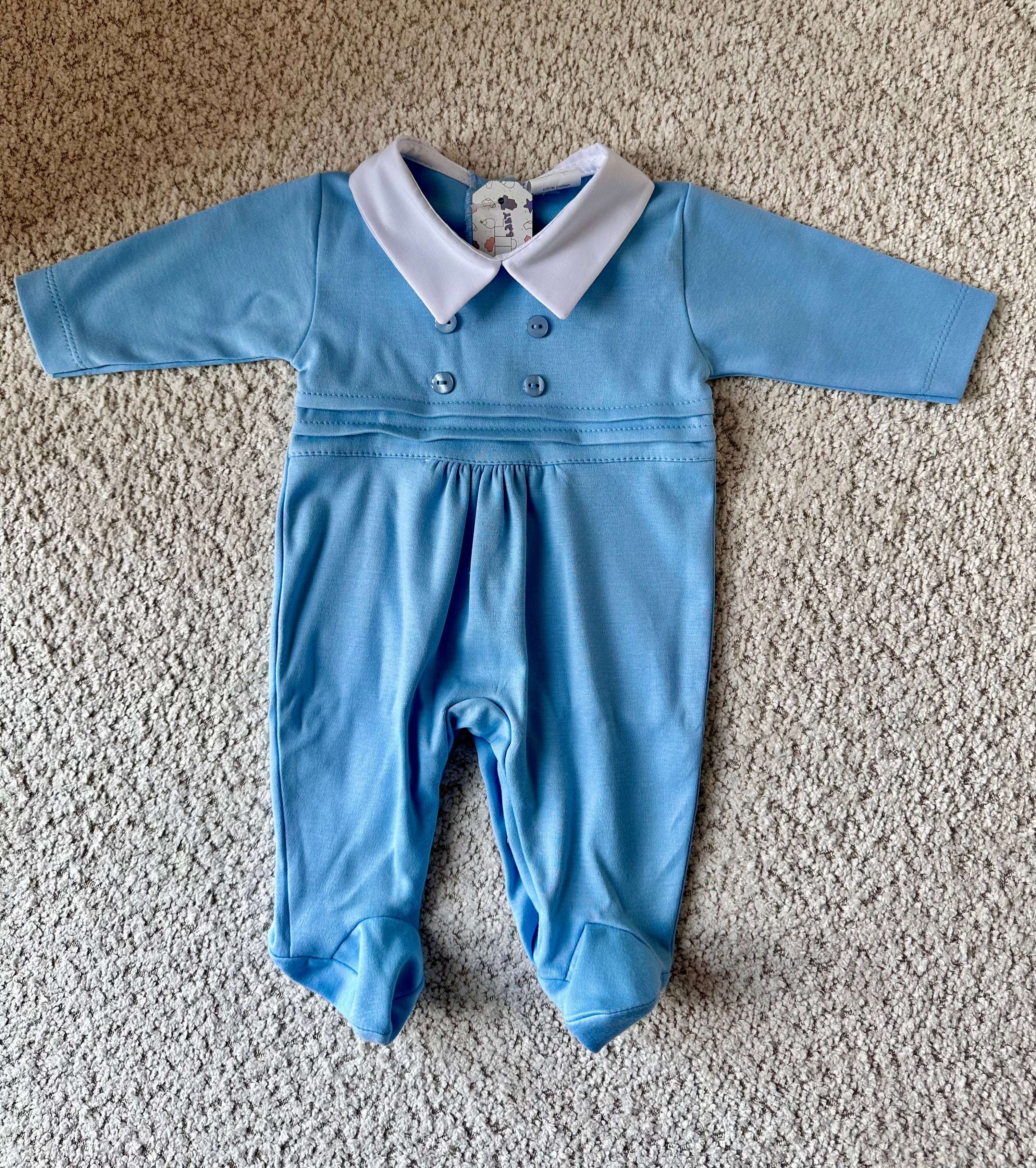 Mason Romper- Blauw