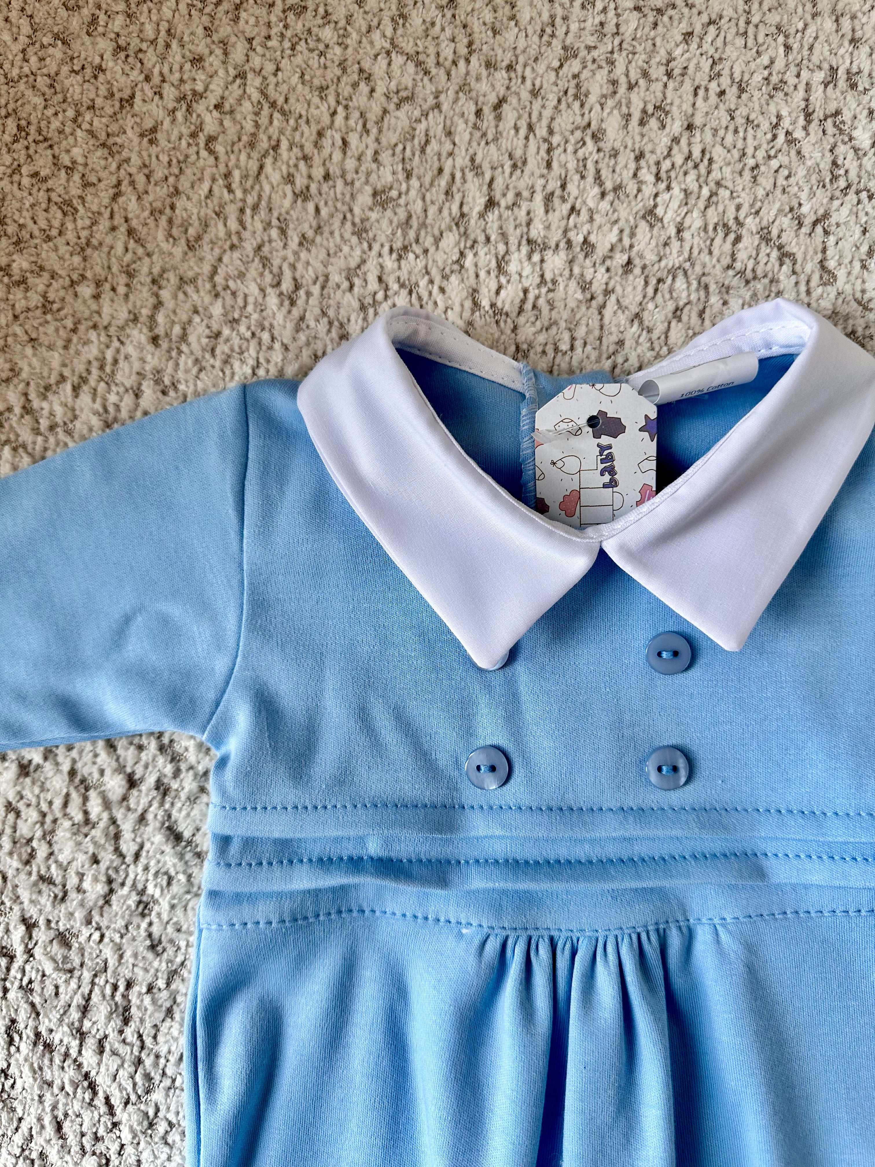 Mason Romper- Blauw